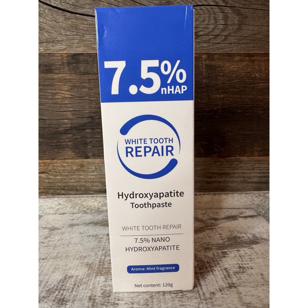 7.5% Nano Hydroxyapatite Toothpaste White Tooth Repair | Fluroide Free
